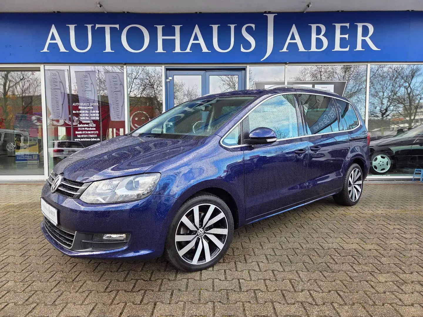 Volkswagen Sharan Join 7-Si 2.HD ACC AHK S-HEFT VOLL Azul - 1