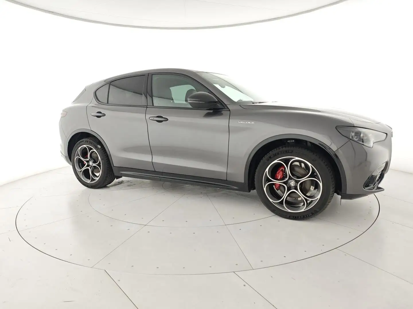 Alfa Romeo Stelvio 2.2 Turbodiesel 210 CV AT8 Q4 Veloce Grigio - 1