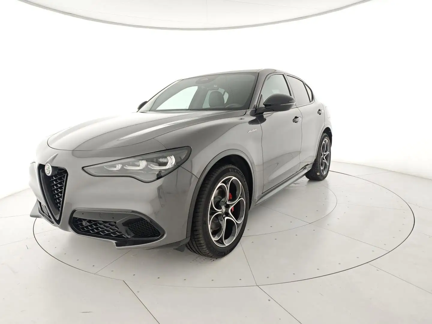 Alfa Romeo Stelvio 2.2 Turbodiesel 210 CV AT8 Q4 Veloce Grigio - 2
