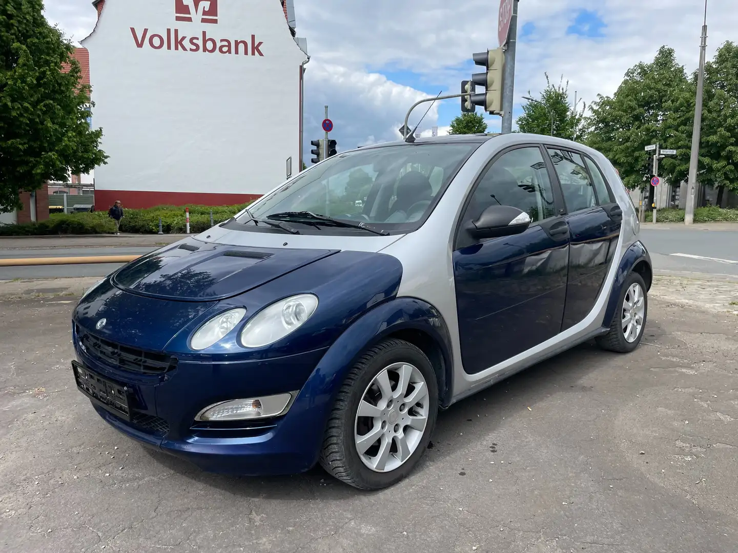 smart forFour *KLIMA*SCHIEBEDACH*TÜV/AU 12/2026* Kék - 1