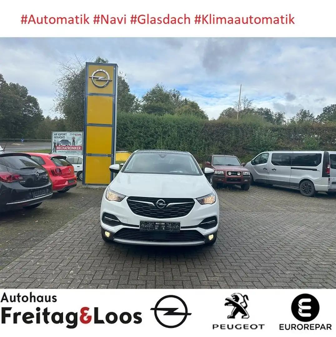Opel Grandland X Dynamic Weiß - 1