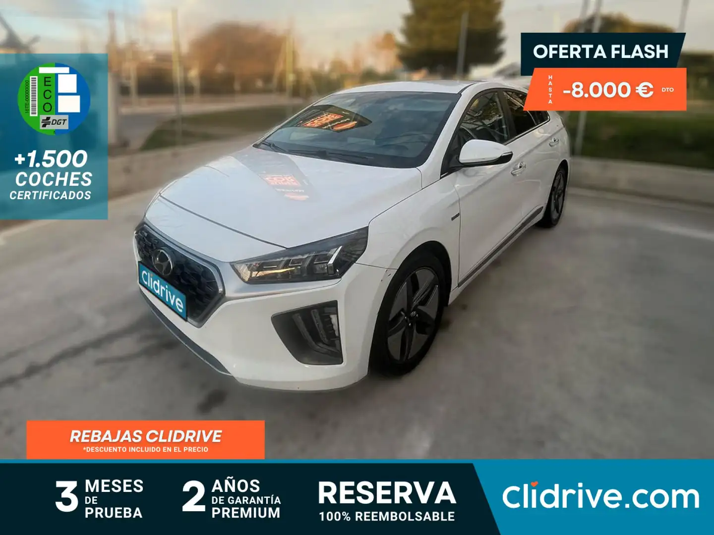 Hyundai IONIQ 1.6 GDI HEV Tecno DCT Bianco - 1