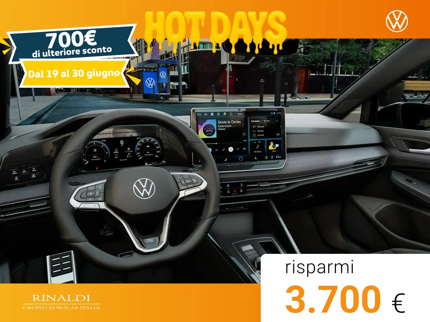 Volkswagen Golf Plus 1.5 etsi r-line plus 115cv dsg Nero - 2