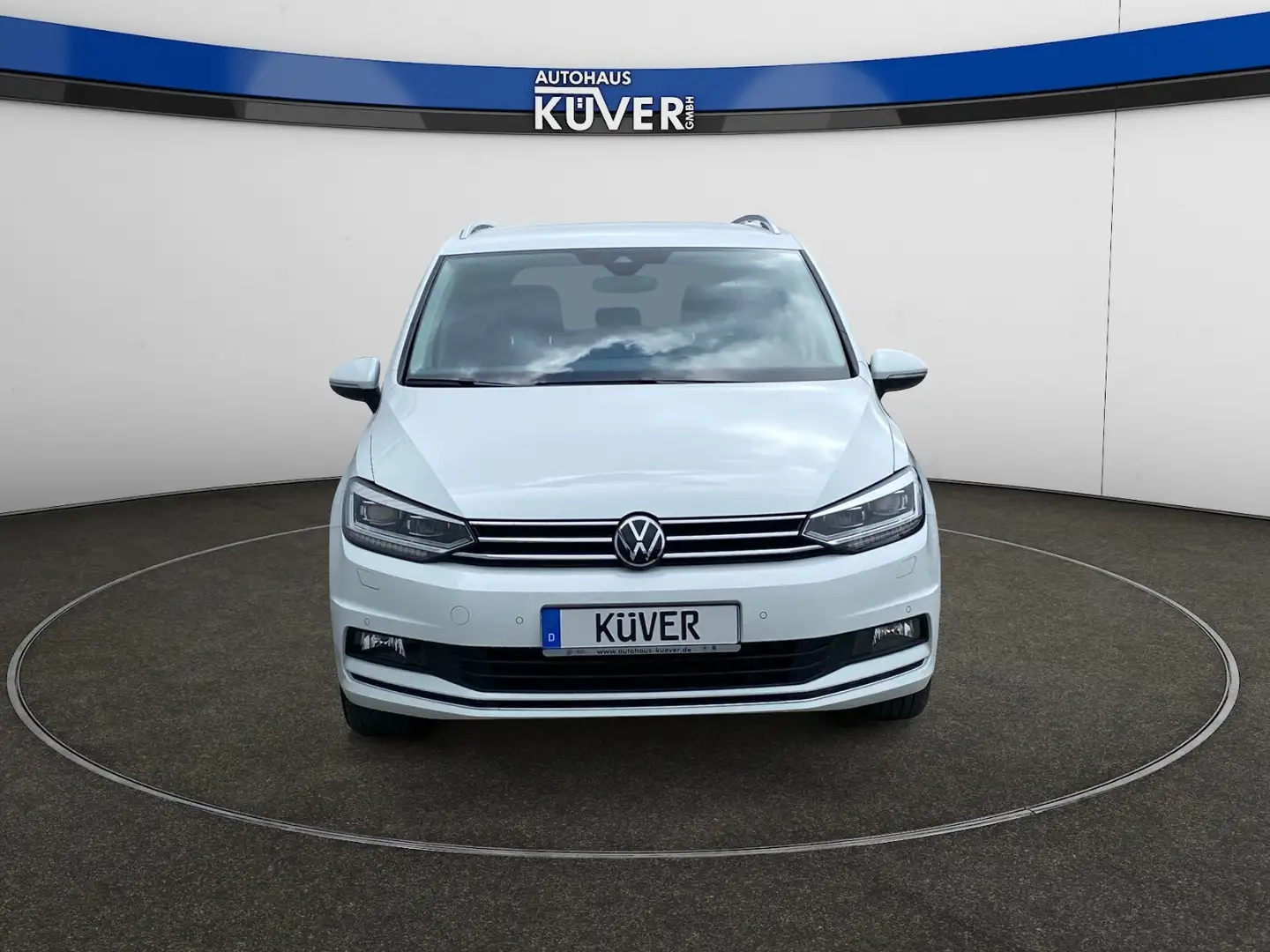 Volkswagen Touran Highline 1,5 TSI DSG Navi+ACC+AHK+Shzg. Weiß - 2