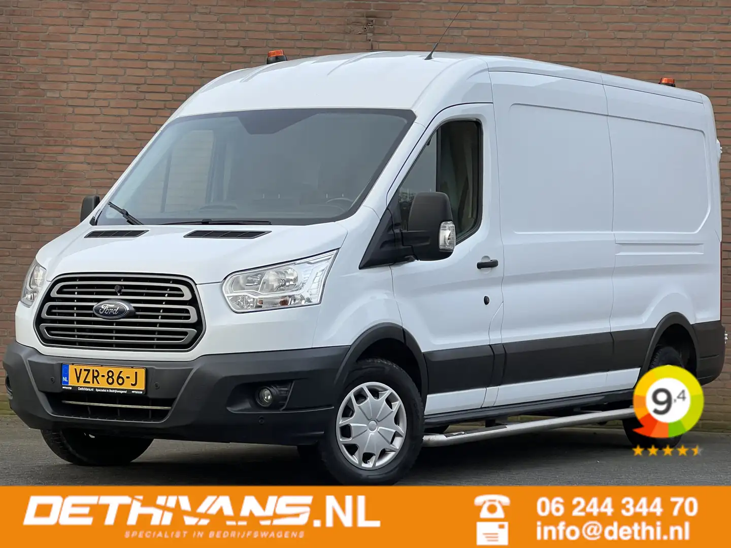 Ford Transit 2.0TDCI 130PK L3H2 Cruisecontrol / Airconditioning White - 1