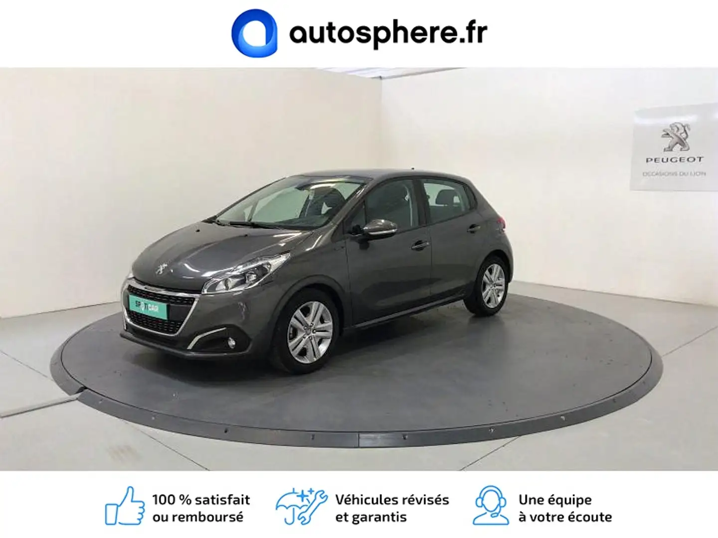 Peugeot 208 1.5 BlueHDi 100ch E6.c Signature 5p Gris - 1