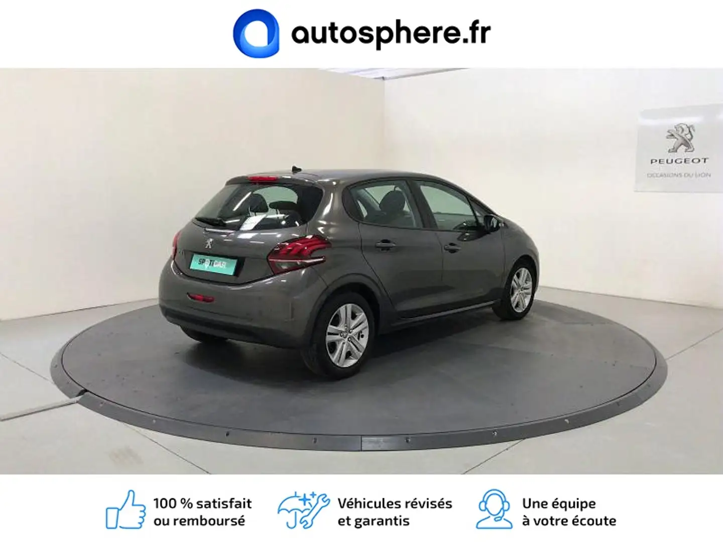Peugeot 208 1.5 BlueHDi 100ch E6.c Signature 5p Gris - 2