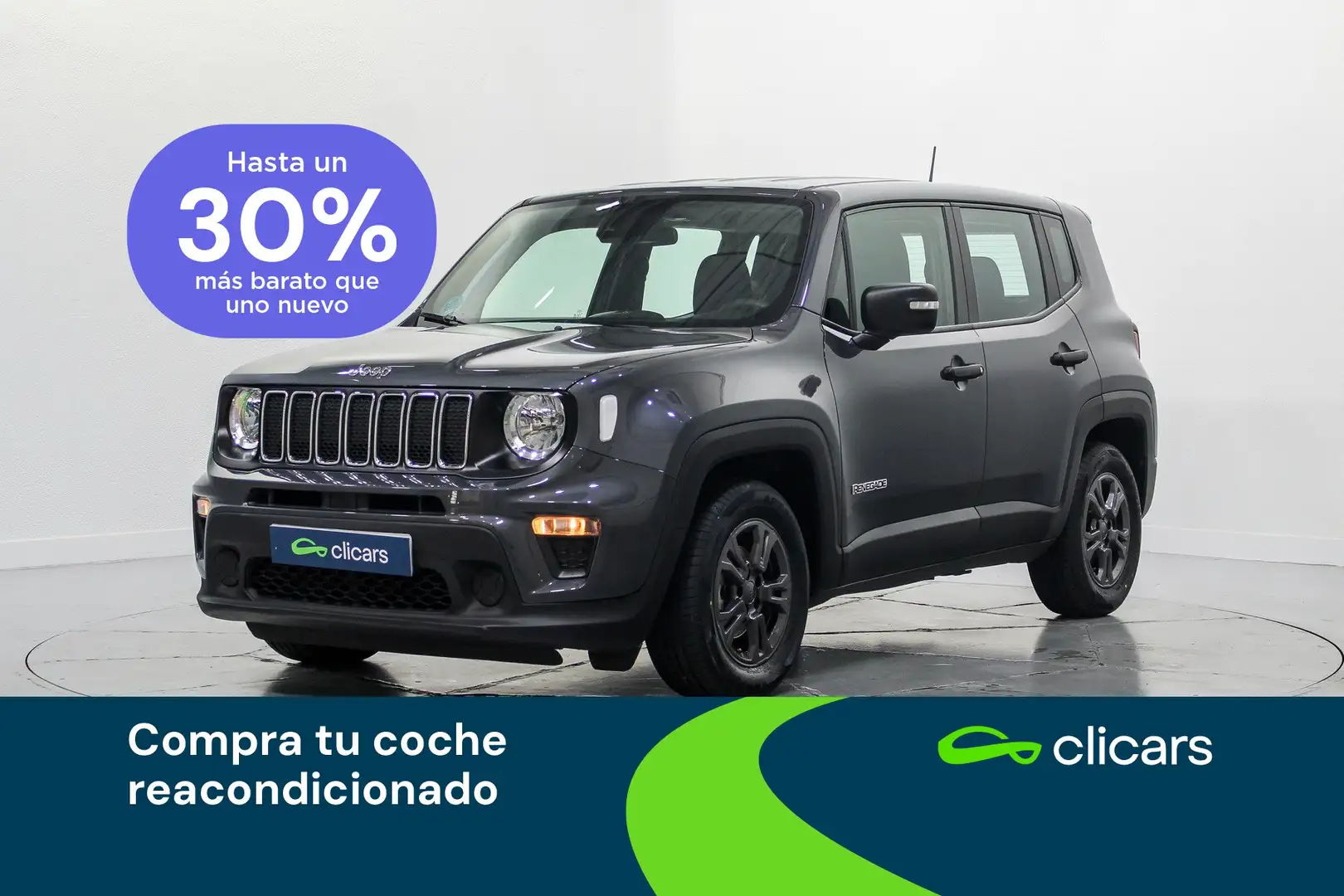 Jeep Renegade 1.0 Sport Plus 4x2 Gris - 1