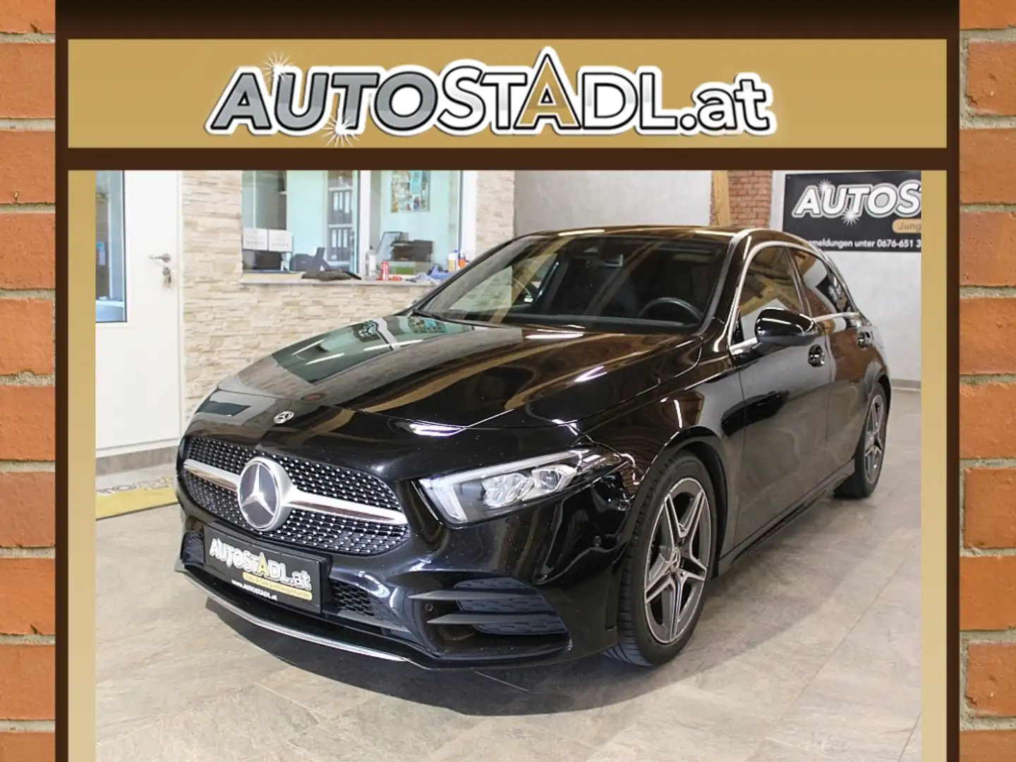 Mercedes-Benz A 200 d Aut.AMG-LINE-LED-LEDER-NAVI-KAMERA Schwarz - 1