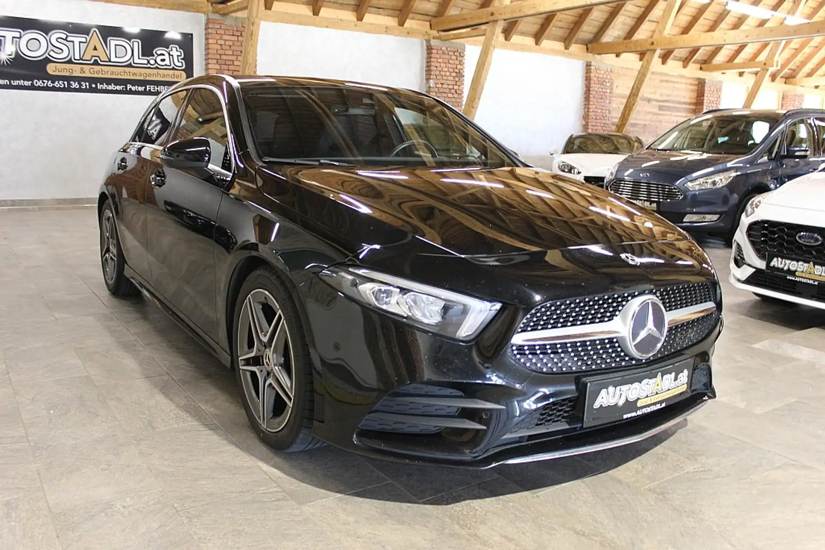 Mercedes-Benz A 200 d Aut.AMG-LINE-LED-LEDER-NAVI-KAMERA Schwarz - 2