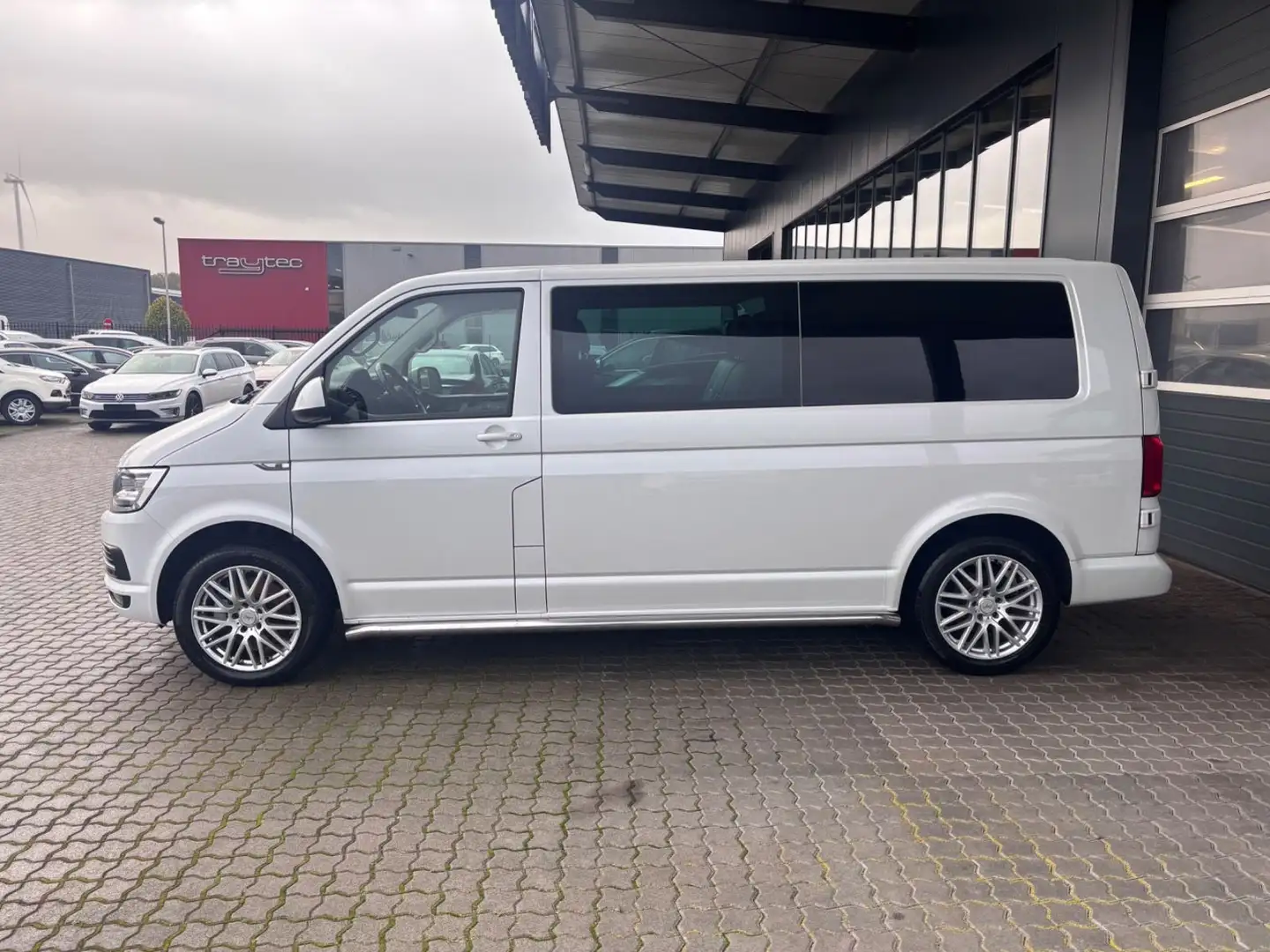 Volkswagen T6 Transporter T6 2,0 TDI DSG DC 4X4 lang ACC Leder Blanc - 2