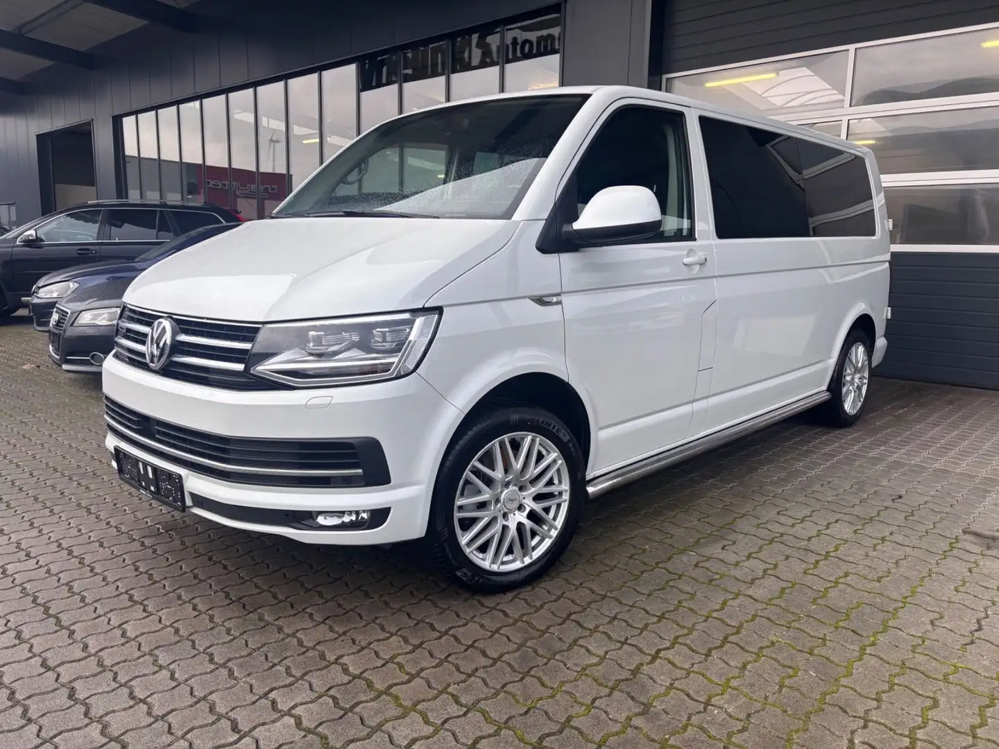 Volkswagen T6 Transporter T6 2,0 TDI DSG DC 4X4 lang ACC Leder Blanc - 1