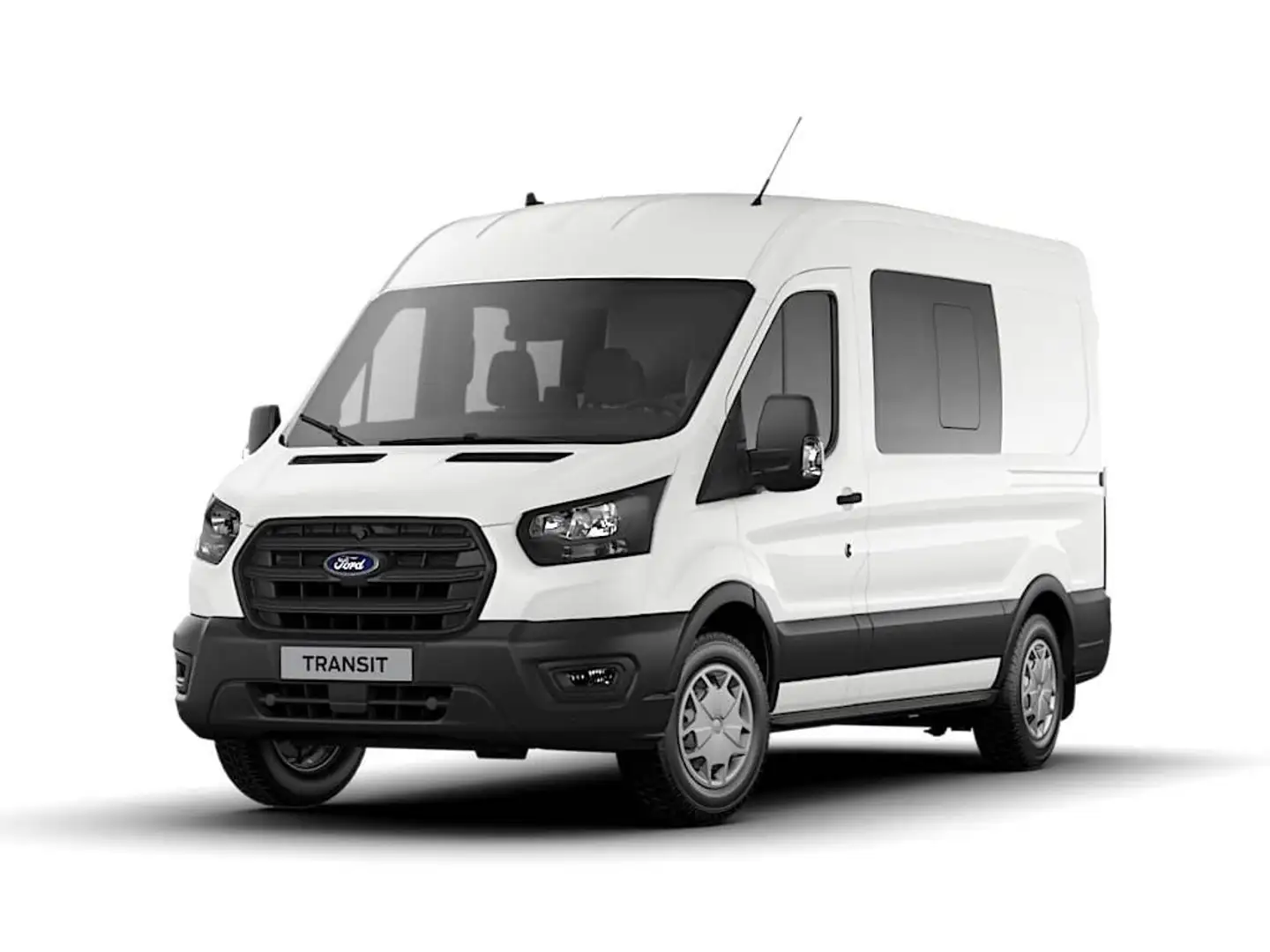 Ford Transit 350 2.0TDCi EcoBlue 165CV RWD PL-DC Cab.Trend Bianco - 1