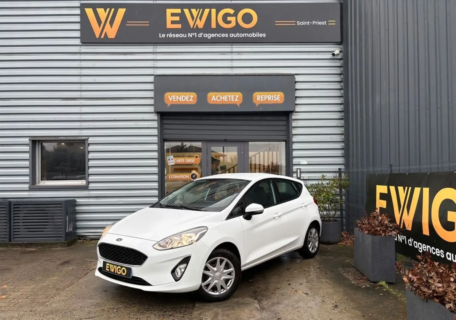 Ford Fiesta 1.1 85ch carplay entretien complet Blanc - 1