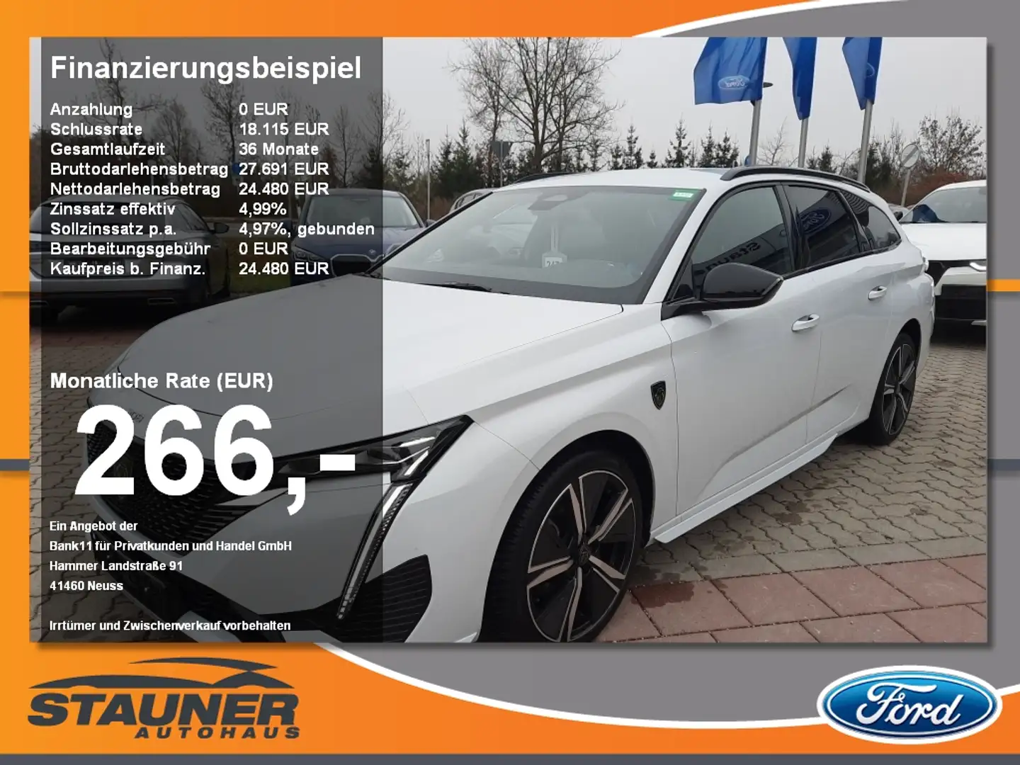 Peugeot 308 1.5 BlueHDi 130 SW GT LED ACC Kamera Blanc - 1