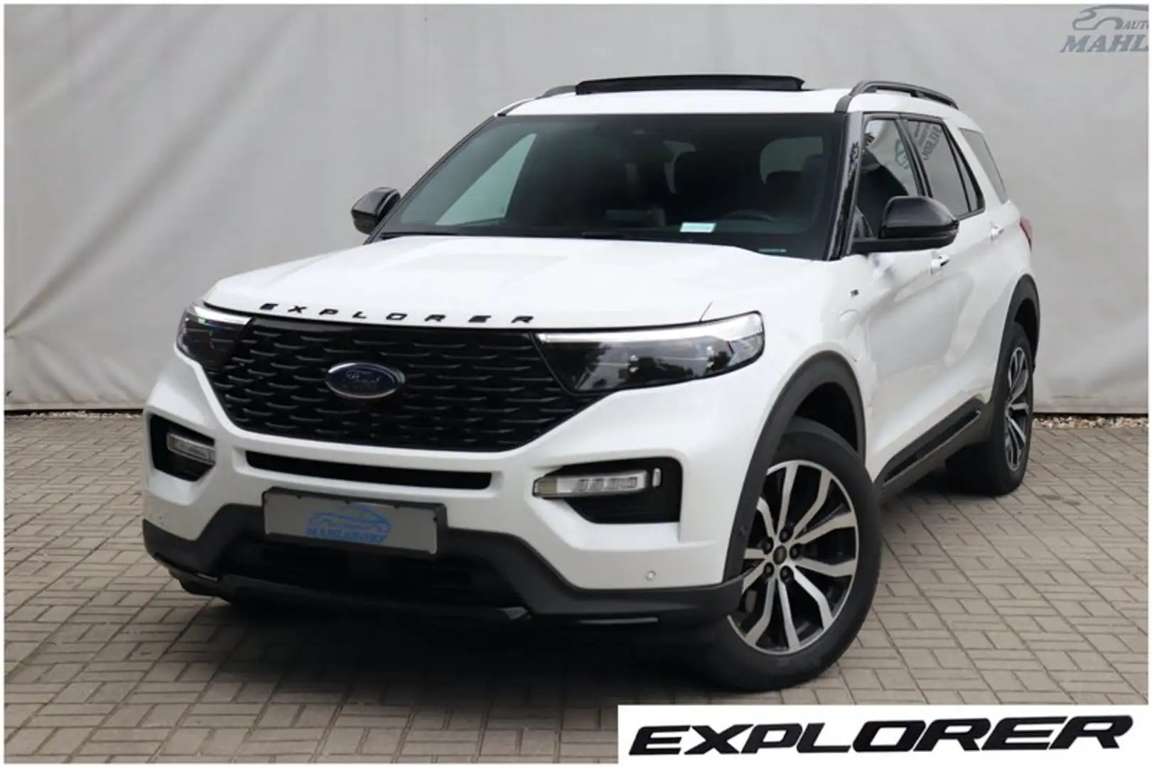 Ford Explorer ST-LINE 3.0 EcoBoost Plug-in-Hybrid 4x4 Weiß - 1