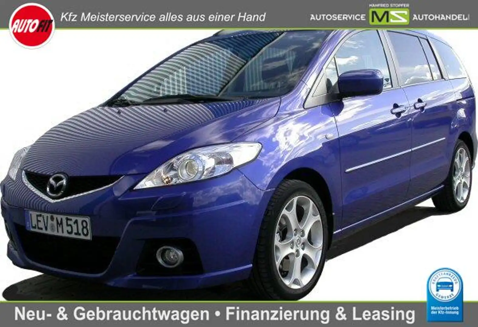Mazda 5 2.0 Active 7-SITZER + KLIMAANLAGE+ALU+ZV Grau - 1