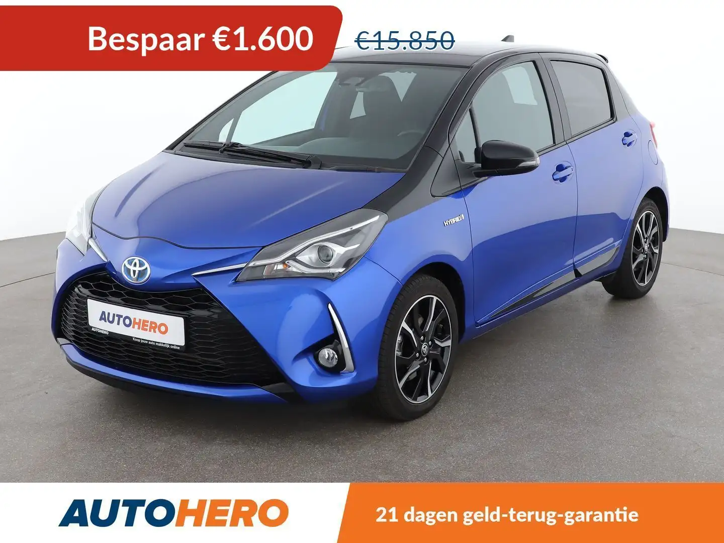 Toyota Yaris 1.5 Hybrid Style Selection Bleu - 1