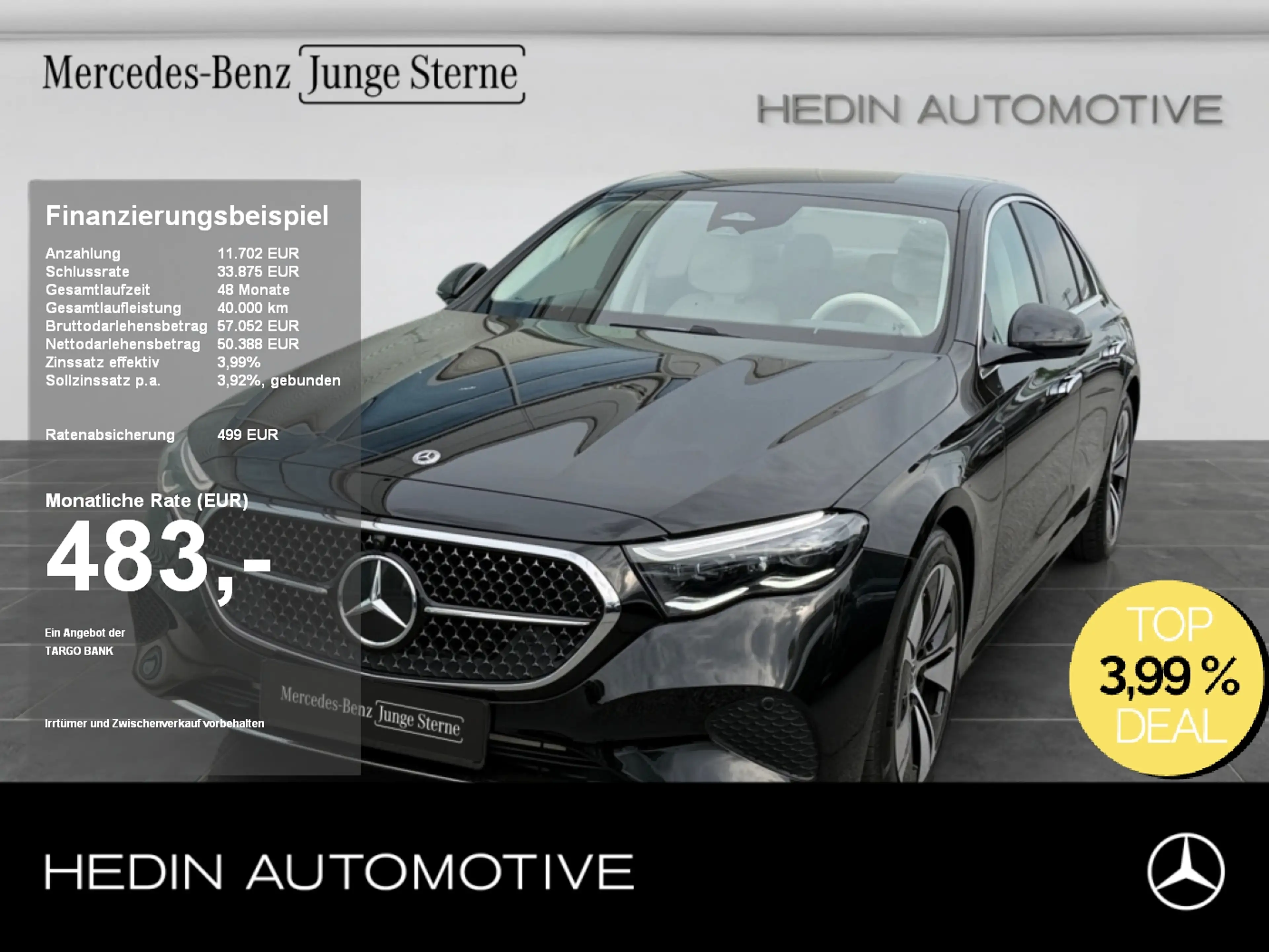 Mercedes-Benz E 450 d 4M Limousine BURM4D|MBUX|DISTR|360°