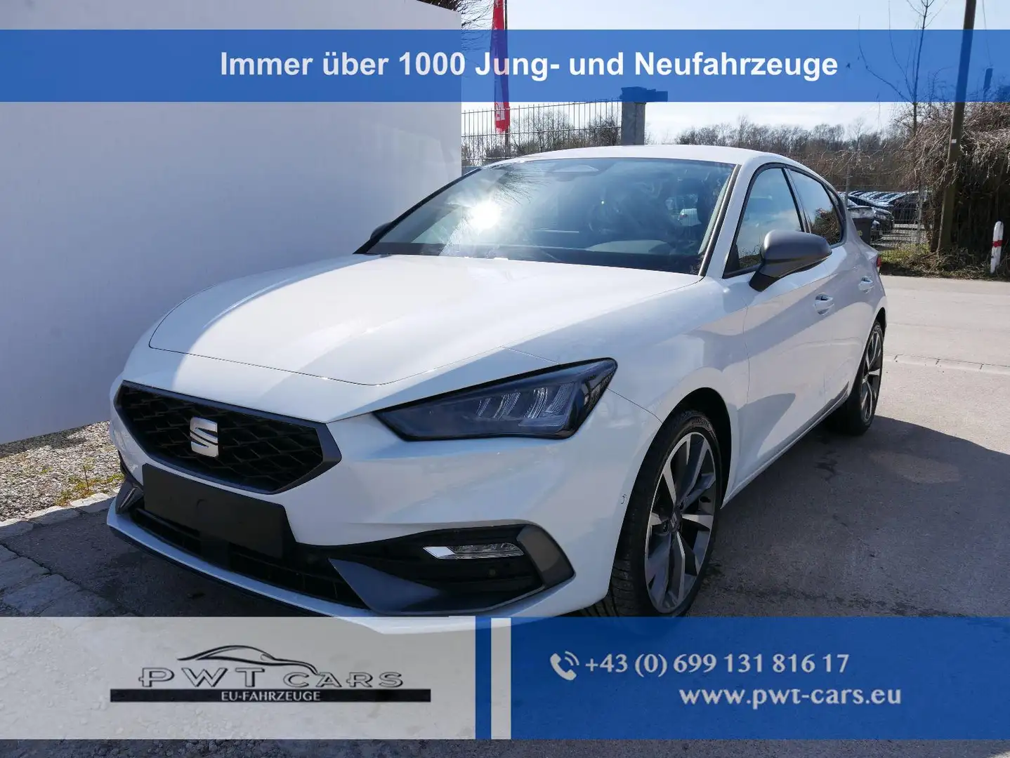 SEAT Leon FR 1.5 eTSI DSG DSG*ACC*KAMERA*NAVI*FULL-LINK*L... Weiß - 1
