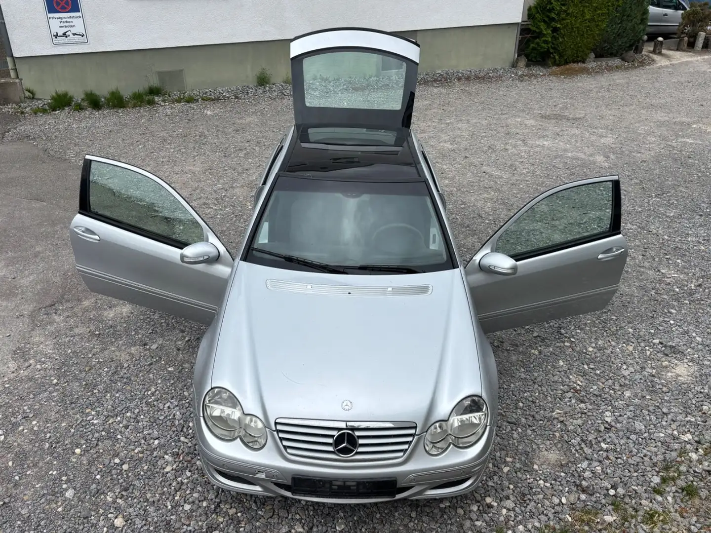 Mercedes-Benz C 180 Sportcoupe Kompressor**EURO 4**TÜV NEU**ZV Gümüş rengi - 1