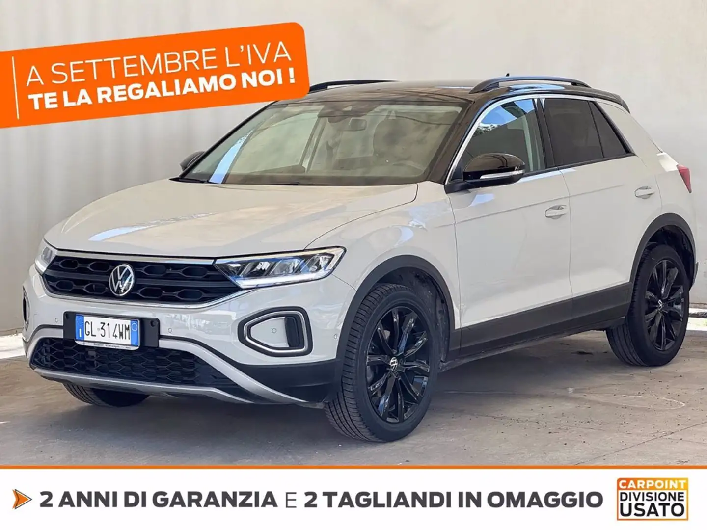 Volkswagen T-Roc 2.0 tdi life 115cv Blanc - 1