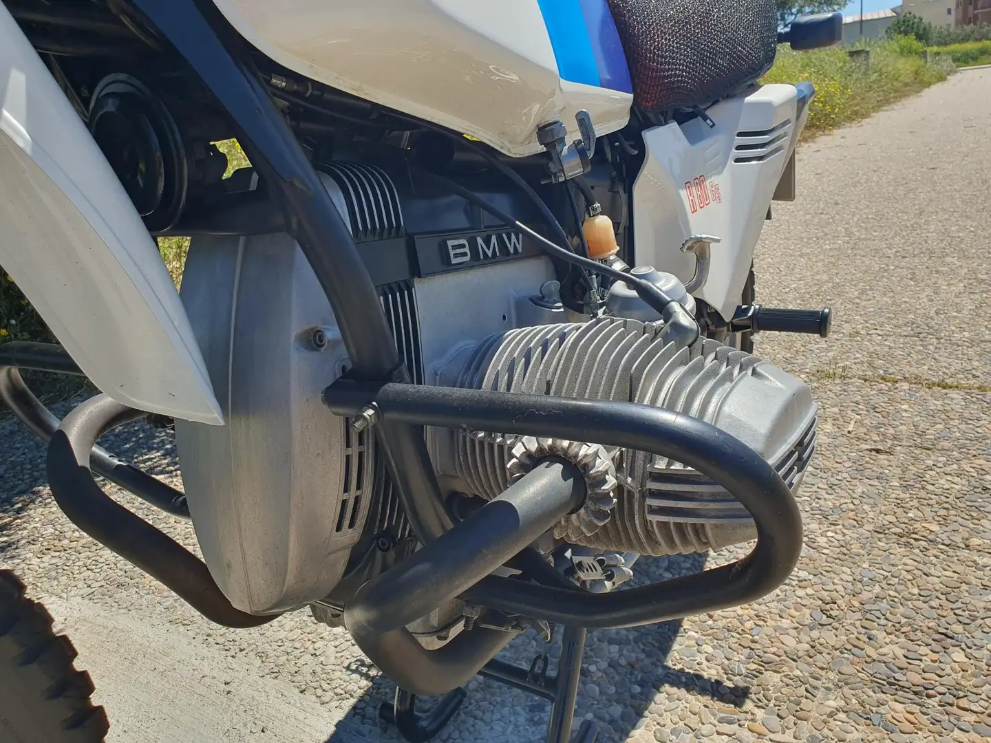 BMW R 80 GS g/s Blanc - 2