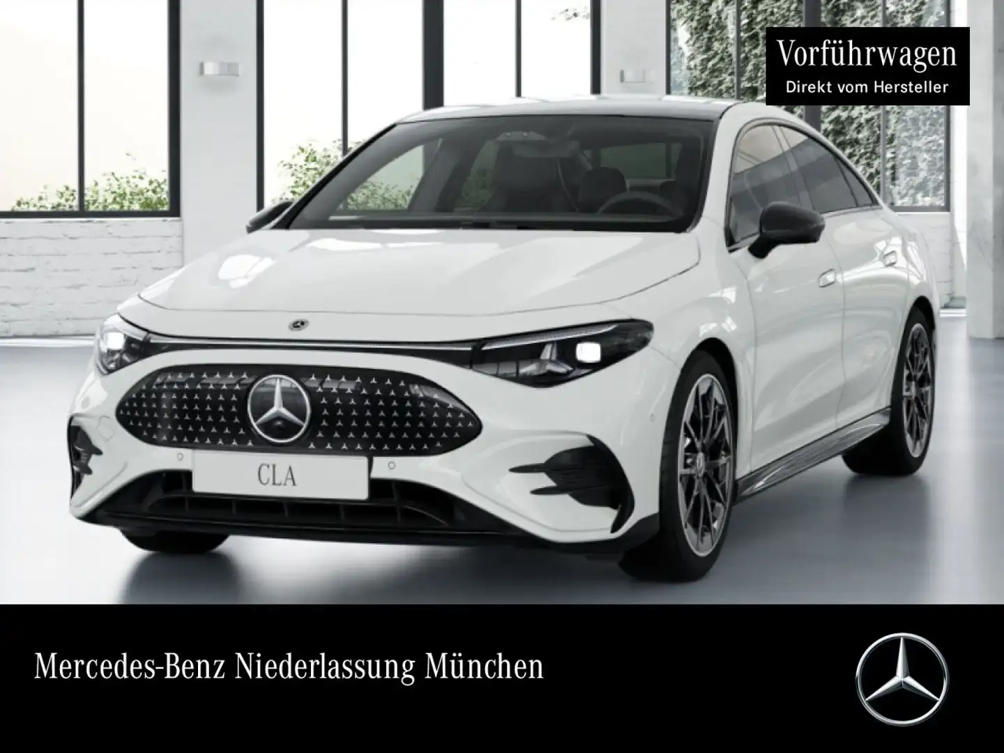 Mercedes-Benz CLA 350 Cp. 4M AMG Pano Distr. LED Night Kamera Blanc - 1