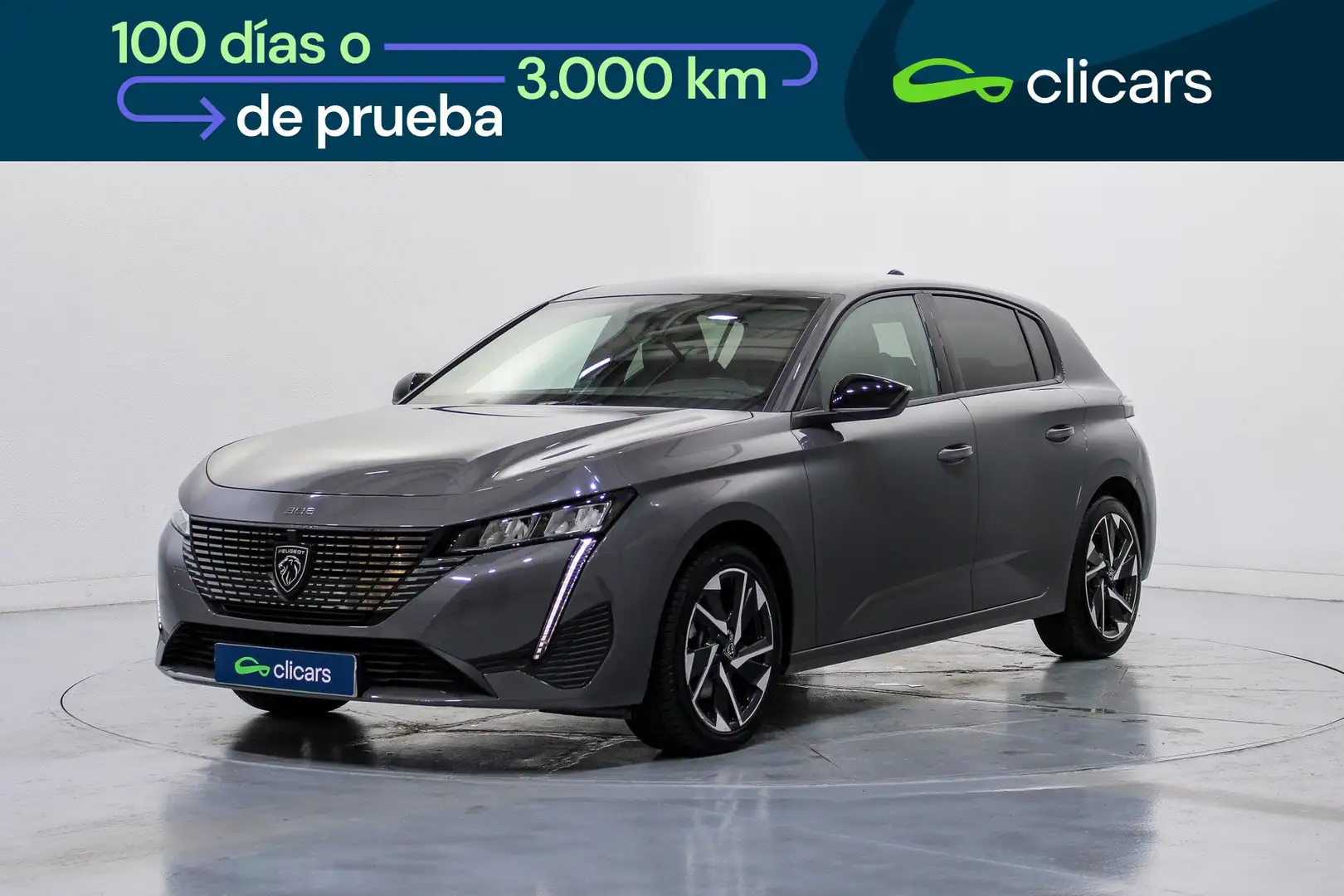 Peugeot 308 1.2 Hybrid Allure 136 e-DCS6 Gris - 1