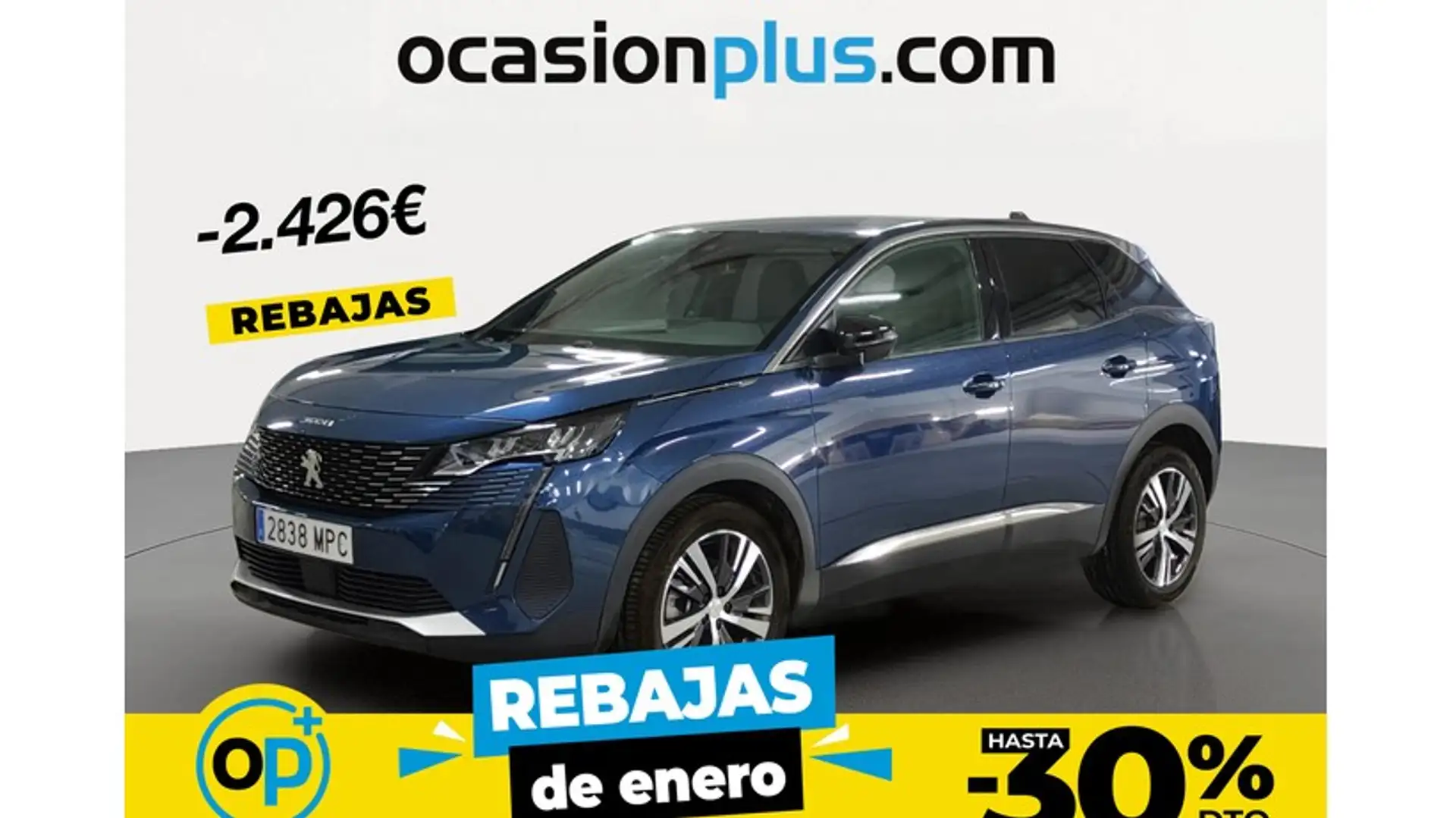 Peugeot 3008 1.2 PureTech S&S Allure 130 Blau - 1