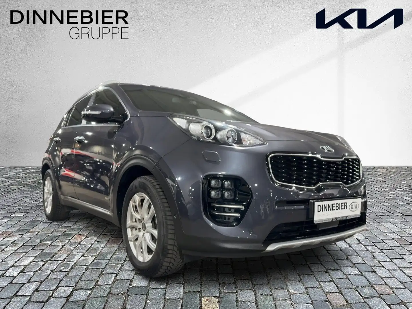 Kia Sportage 1.6 T-GDI GT Line GT-Line CAM DynLicht Gris - 2