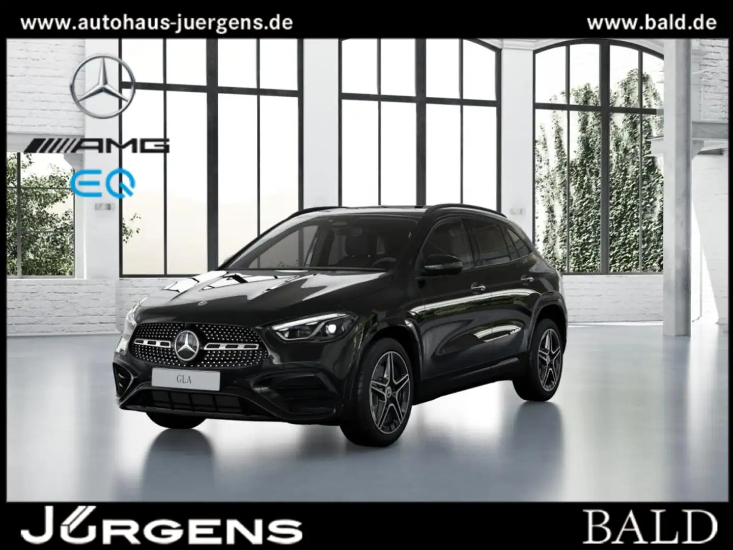 Mercedes-Benz GLA 180 AMG-Sport/Pano/Night/360/MBeam/Totw/Ambi Schwarz - 1