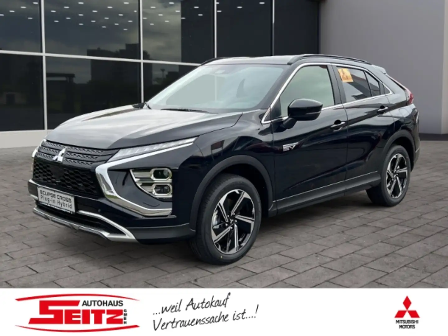 Mitsubishi Eclipse Cross 2.4 PHEV SELECT Allwetter AHK Allrad 360°-Kamera P Zwart - 1