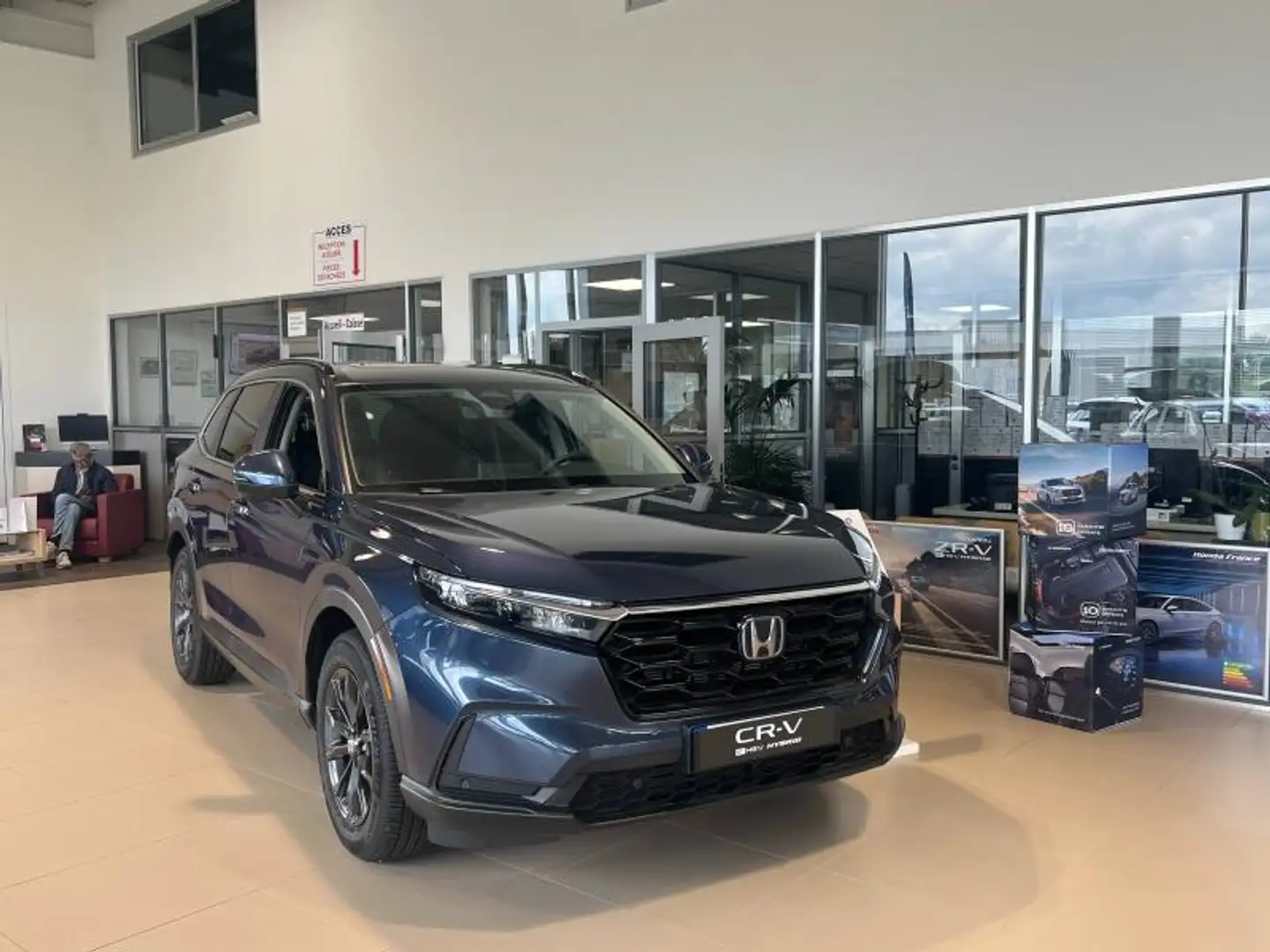 Honda CR-V 2.0 i-MMD 184ch e:HEV Executive 2WD Bleu - 1