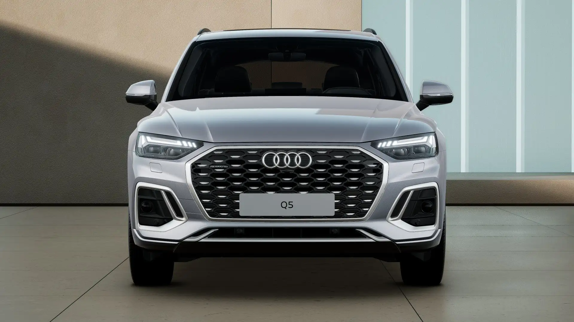 Audi Q5 Sportback 40 TDI qu S line MATRIX Pano AHK Silber - 2