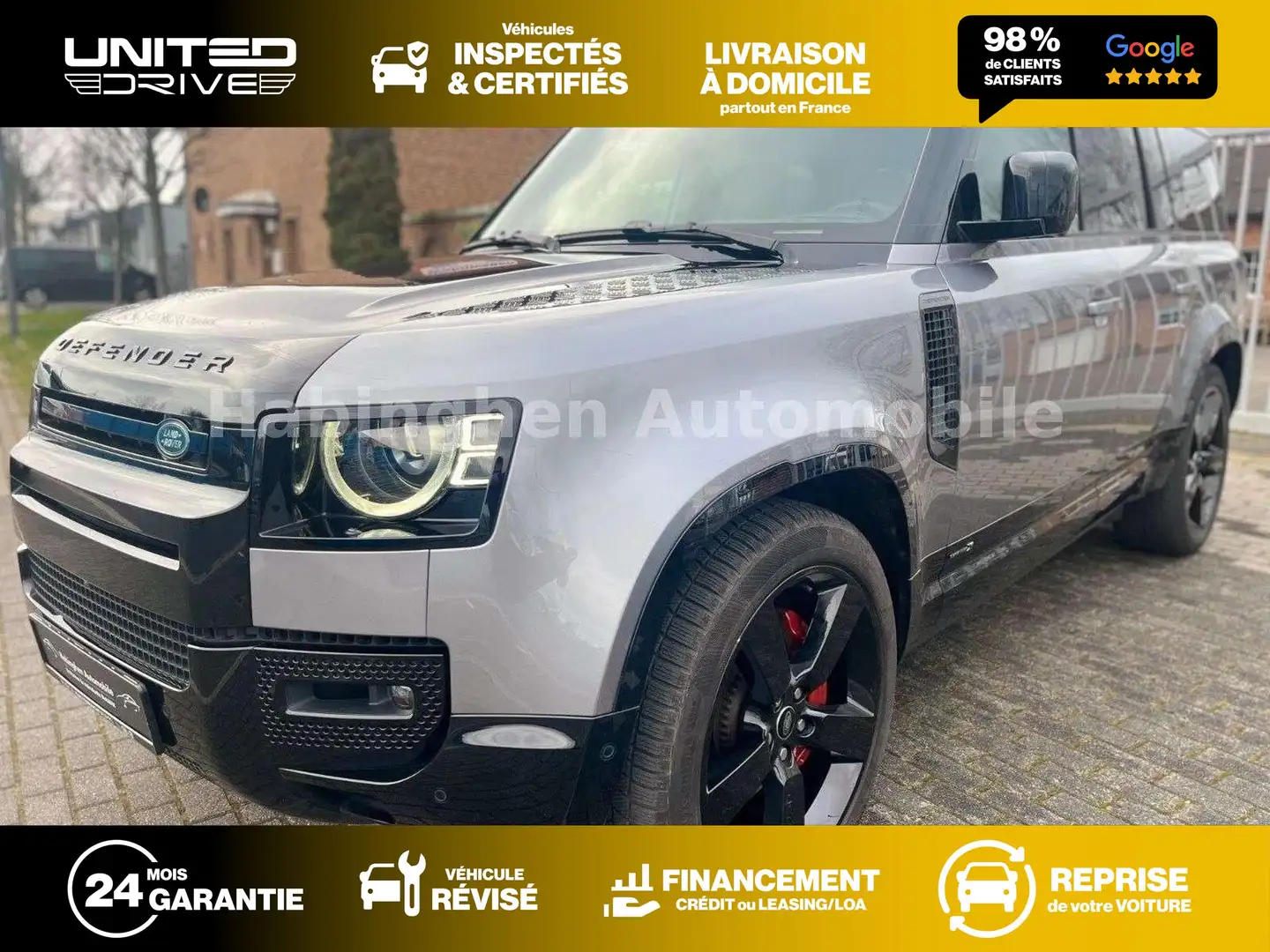 Land Rover Defender D300 X 8pl 300CV Gris - 1