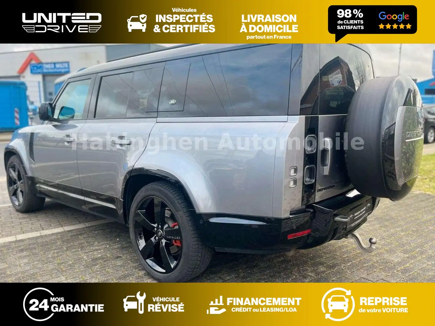 Land Rover Defender D300 X 8pl 300CV Gris - 2