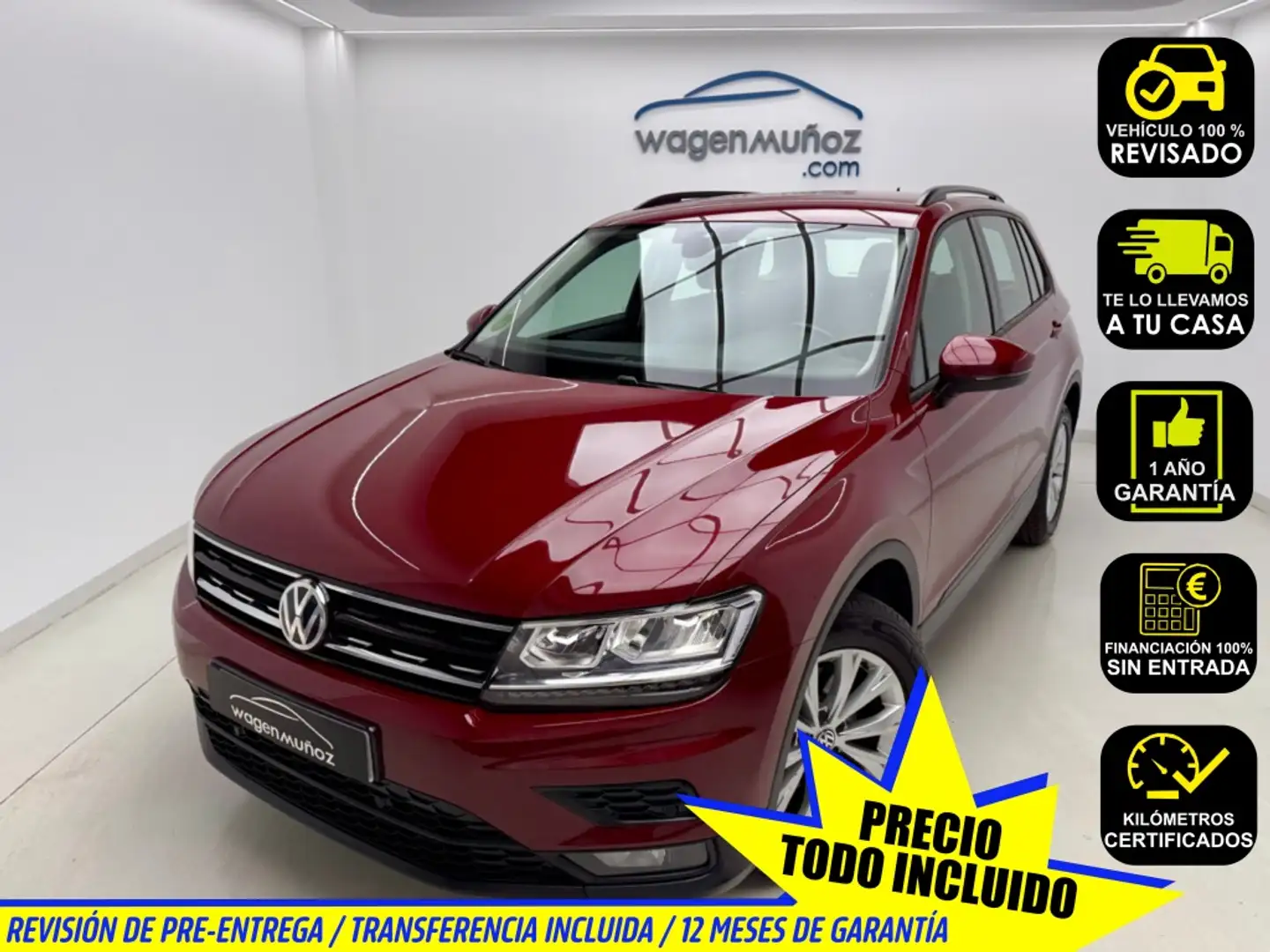 Volkswagen Tiguan 1.6TDI Advance 85kW Rojo - 1