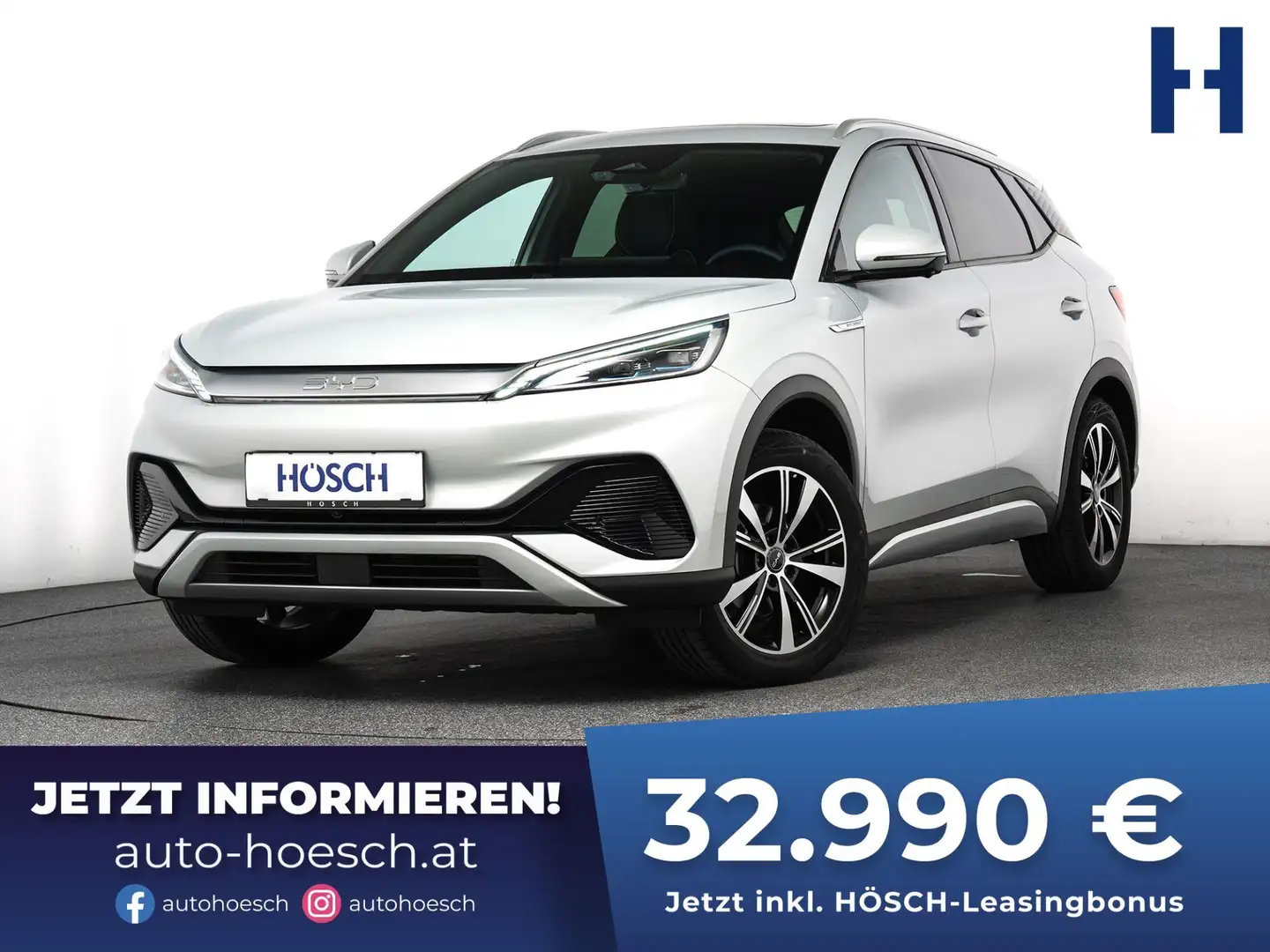 BYD Atto 3 60,5 kWh DESIGN PANO LEDER ASSISTENZ MEGA-ANGEBOT Weiß - 1