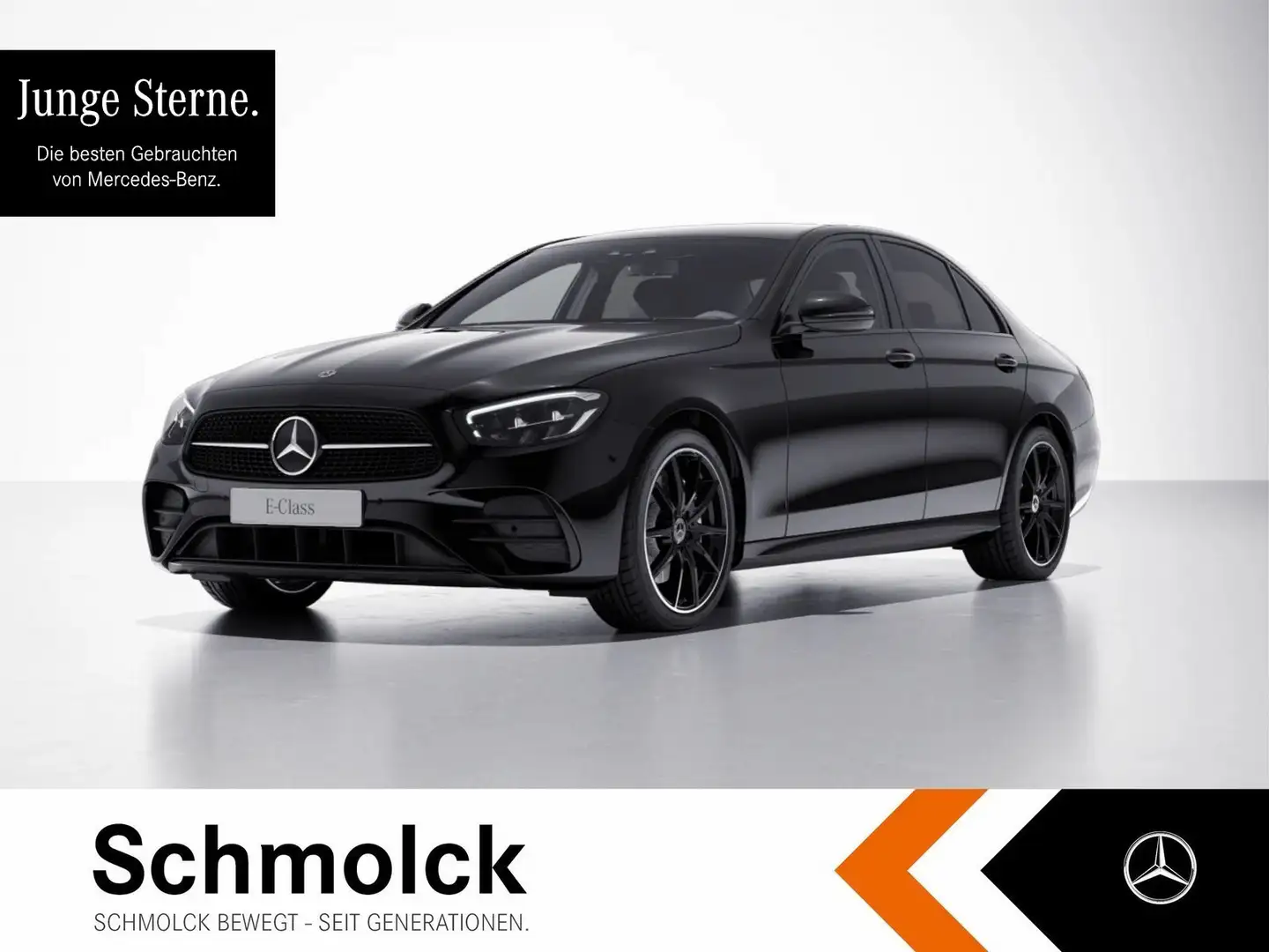 Mercedes-Benz E 220 d AMG+9G+LED+NIGHT+DSTR+SPUR+TOTW+CAM+AMBI Nero - 1