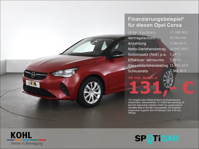 Opel Corsa F Edition 1.2 Turbo 100 PS Navi LED Rückfahrkam. T