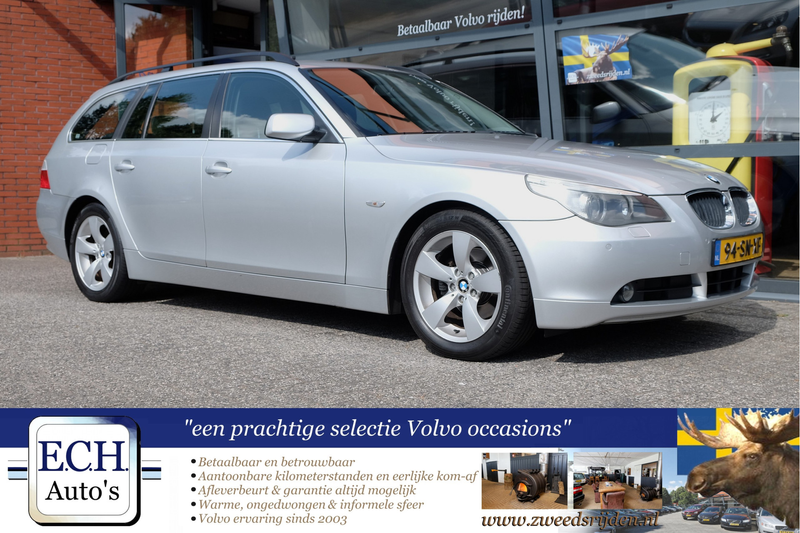 BMW 525 5-serie Touring 525i 192 pk Aut. Executive, Leer