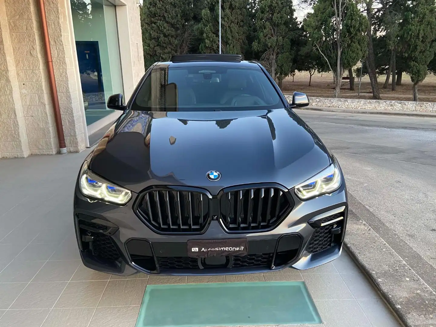 BMW X6 xDrive40d 48V Msport TETTO APR/PAN-CERCHI 21'' Grigio - 2