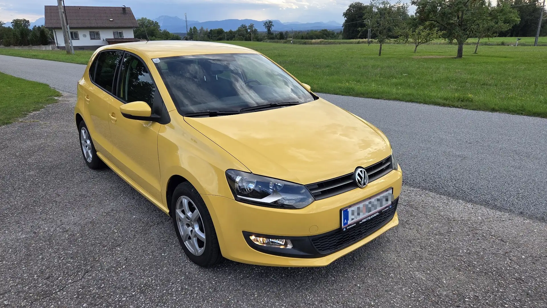 Volkswagen Polo 4Friends 1,2*8-fach bereift*Klima*Erstbesitz* Gelb - 1