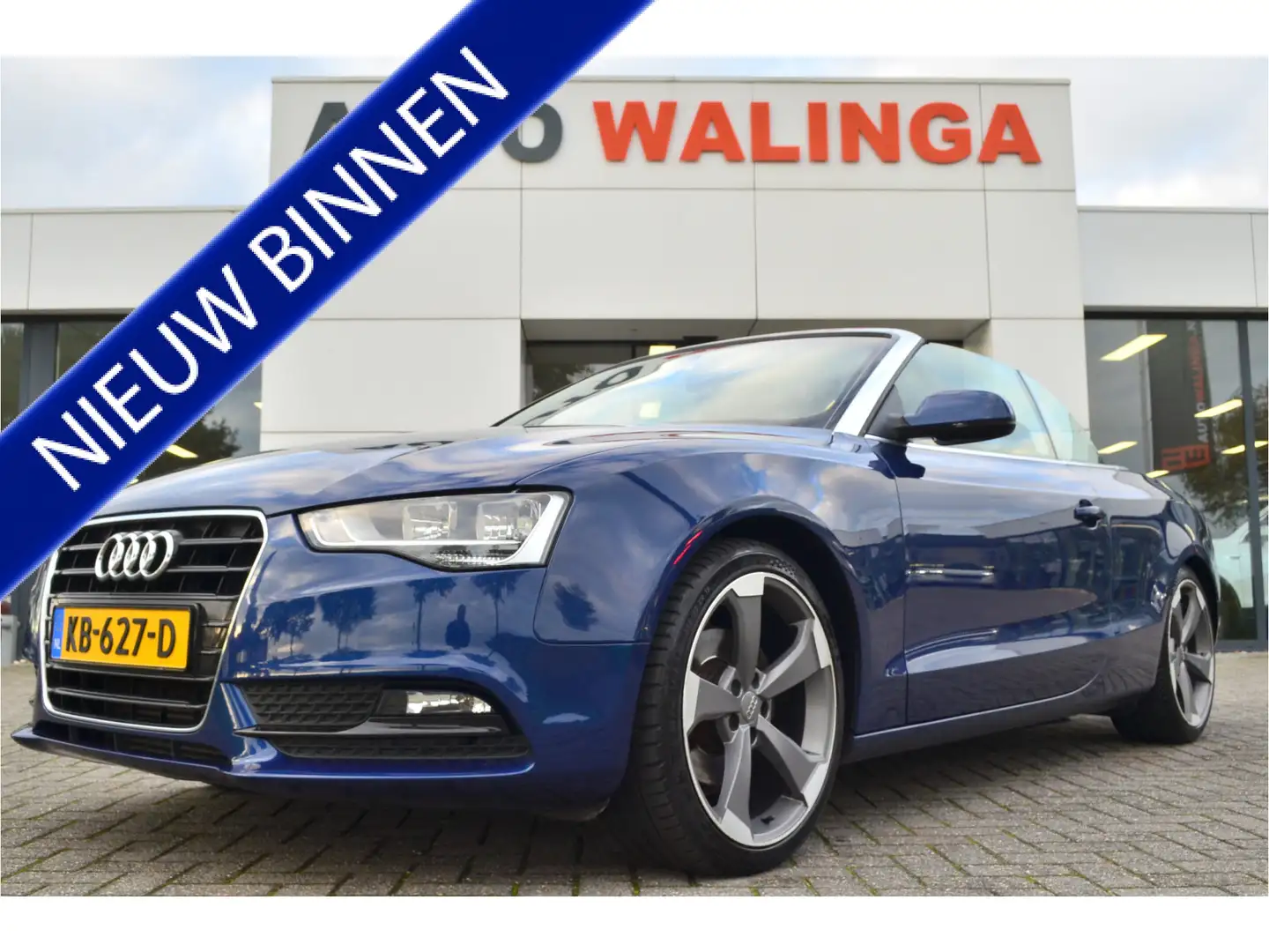 Audi A5 Cabriolet 1.8 TFSI Bang&Olufsen Nekverwarming S-Li Bleu - 1