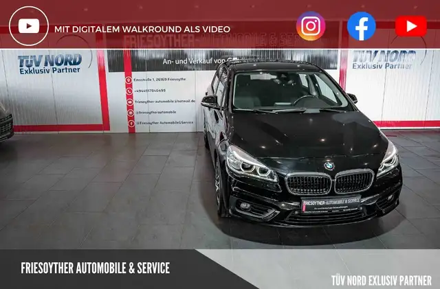 BMW 218 218 d Active Tourer Xenon Navi AHK Tempomat SHZ