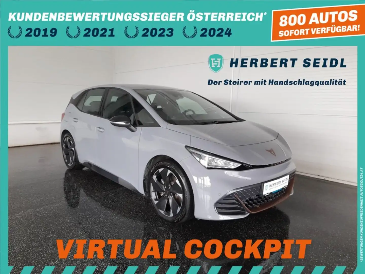 CUPRA Born E-BOOST 58/62 kWh Gris - 1