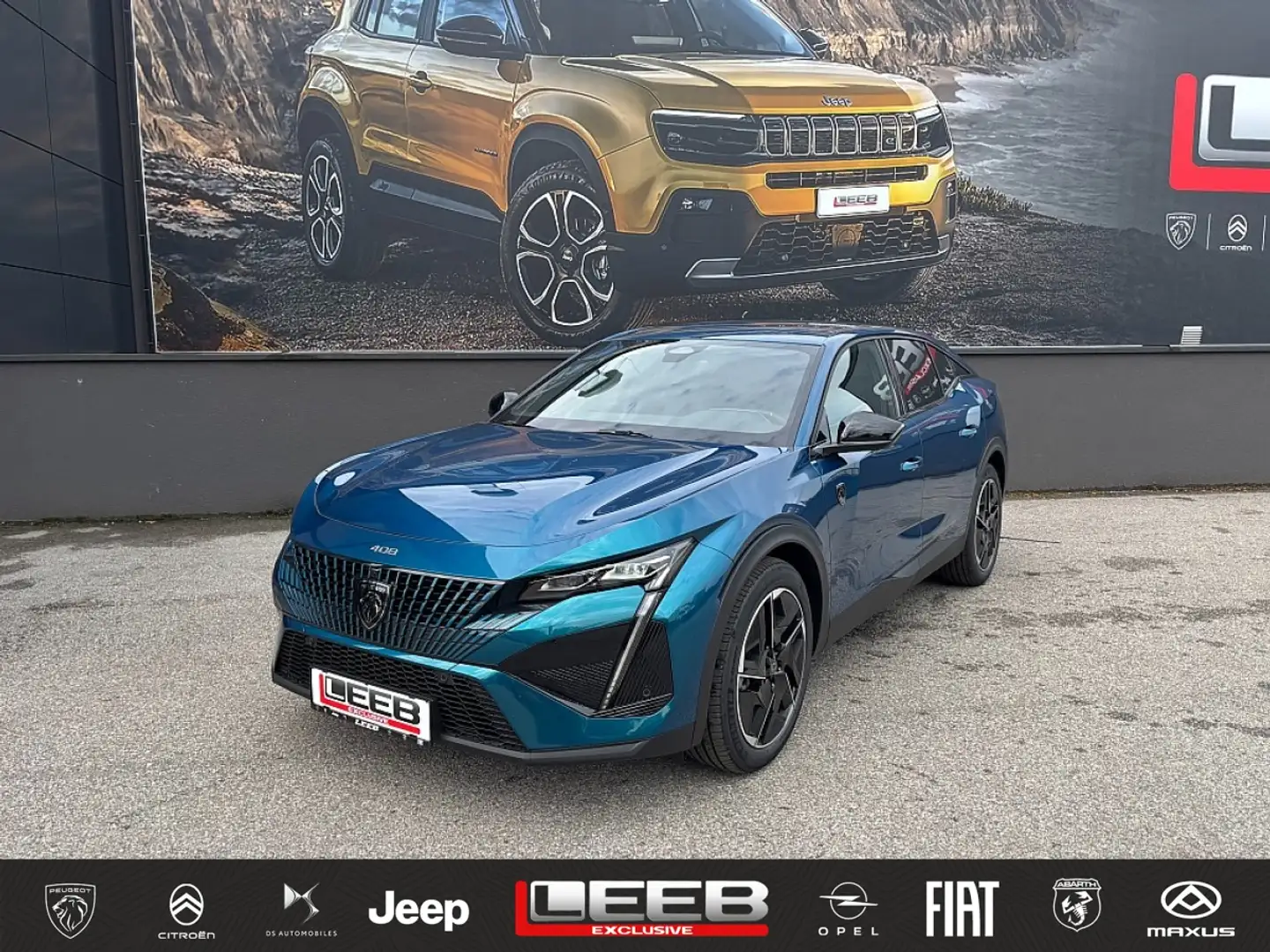 Peugeot 408 Hybrid 145 e-DCS6 GT inkl. 360° Vision Pack Blau - 1