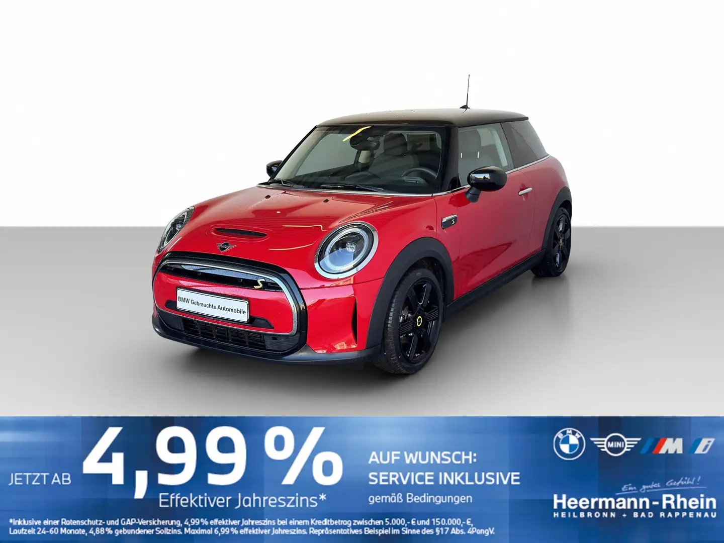 MINI Cooper SE 3-trg. Navi.LED.DriveAss.Apple.PDC.SH Rouge - 2
