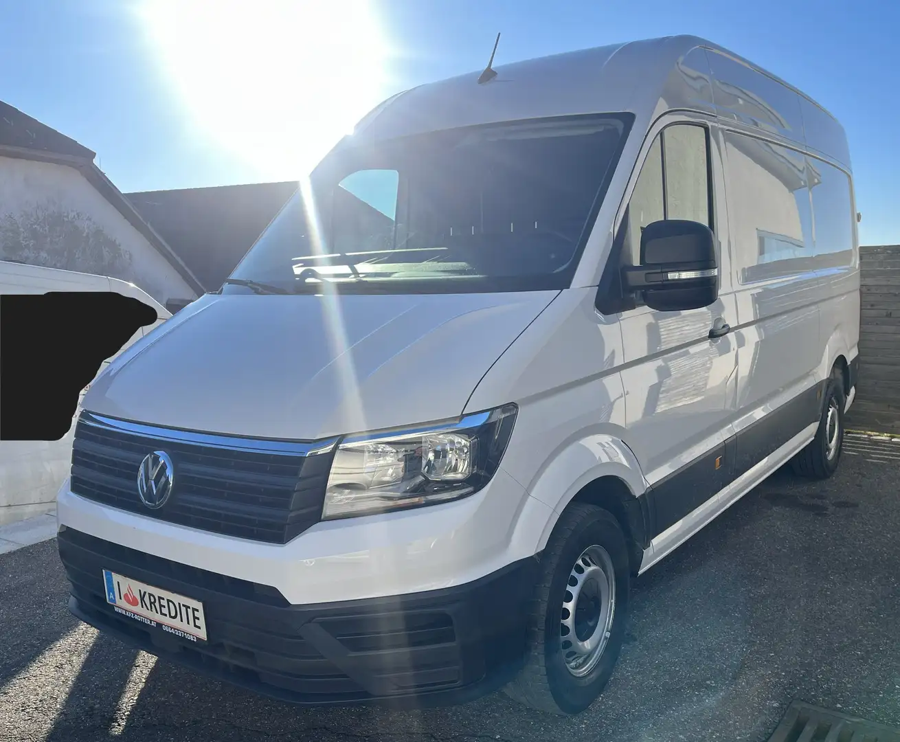 Volkswagen Crafter Transporter 2,0 TDI L3/H3*3 Sitze*Klimaa Weiß - 1
